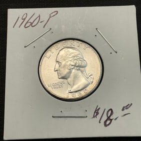 1960 Washington Silver Quarter
