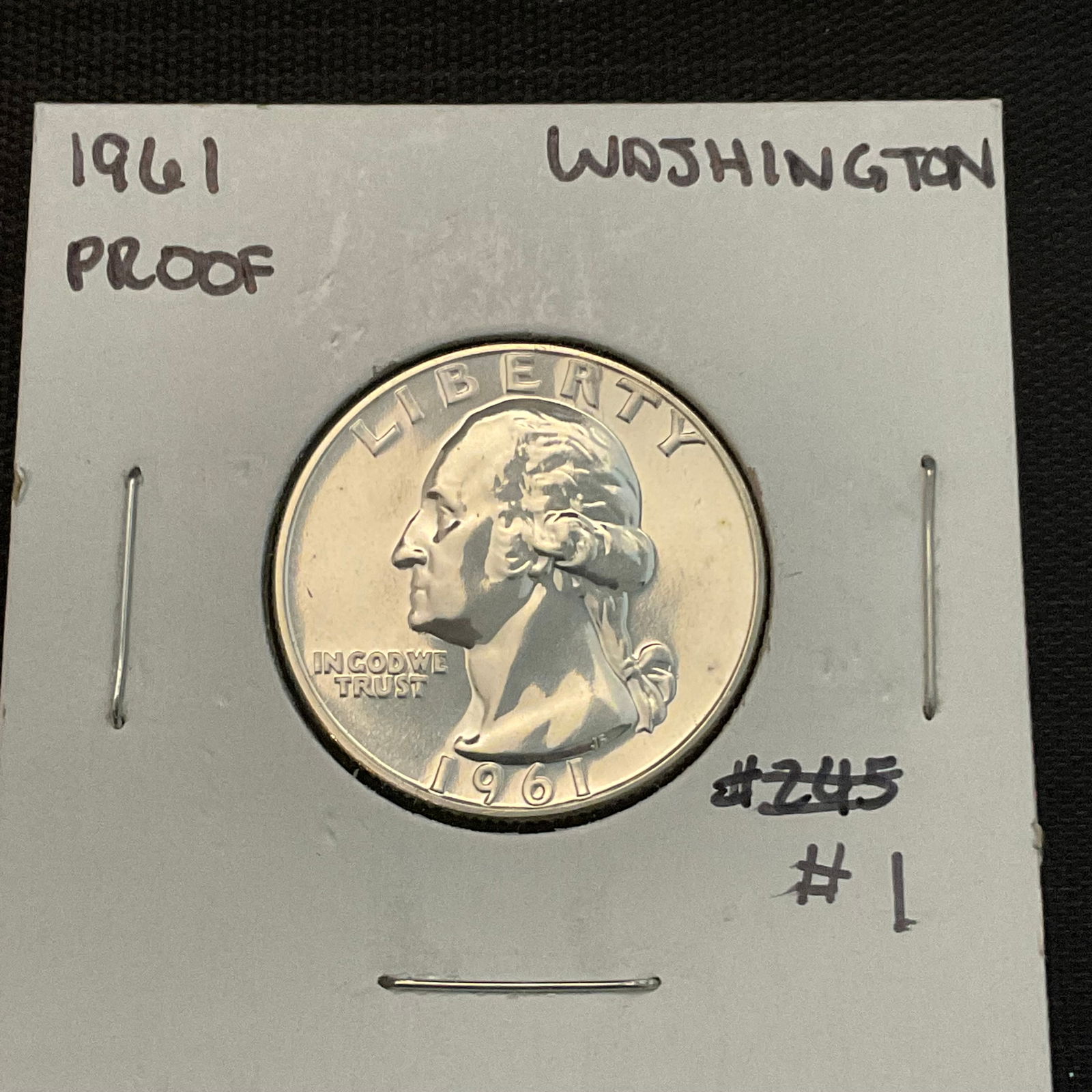 1961 Washington Silver Quarter (1 of 2)
