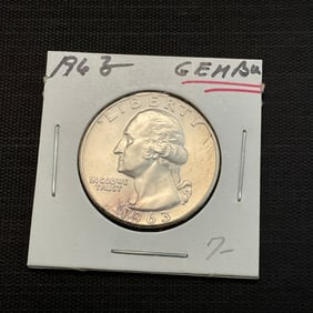 1963 Washington Silver Quarter
