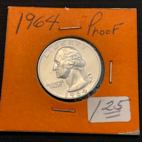 1964 Washington Silver Quarter