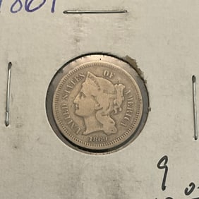 1869 Three-Cent Trime