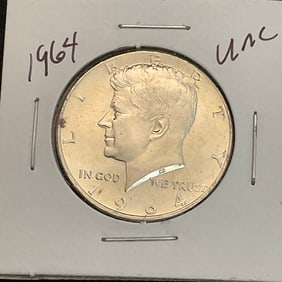1964 Kennedy Silver Half Dollar