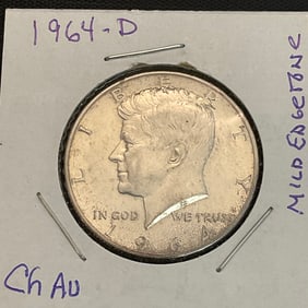 1964 D Kennedy Silver Half Dollar