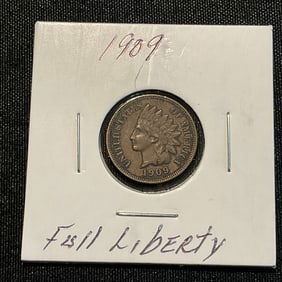 1909 Indian Head Cent