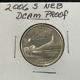 2006 S Washington State Quarter Nebraska DCAM Proof