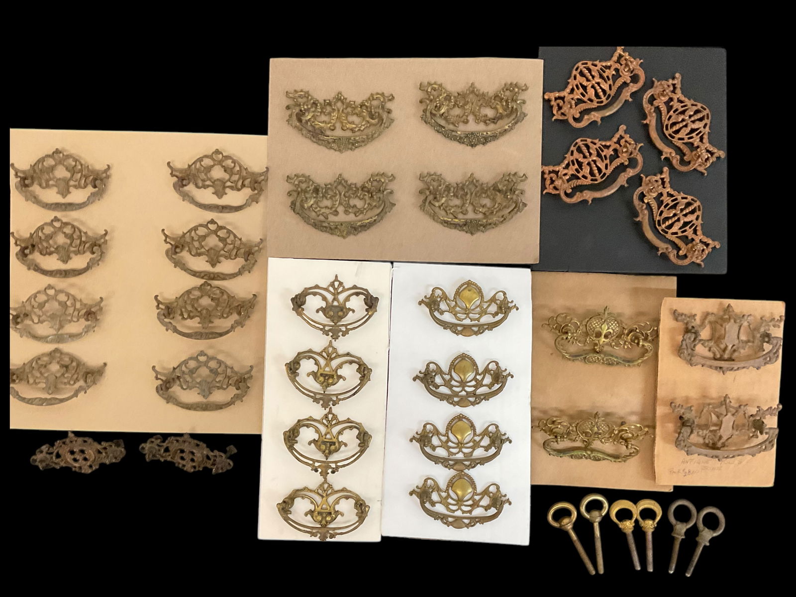 Group of Antique Hardware Drawer Pulls