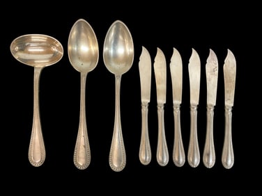 Austrian .750 Silver Flatware, 1872 - 1922