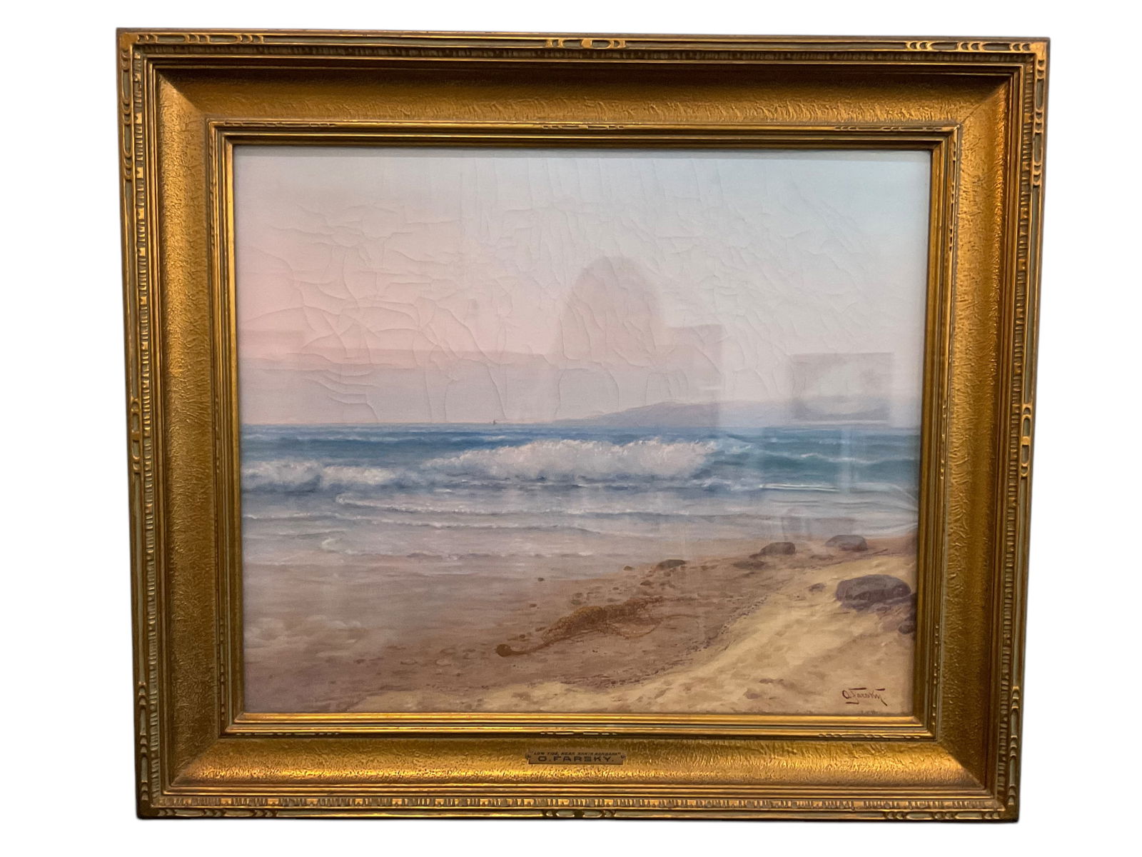 Oldrich Farsky (1860-1930) Low Tide Near Santa Barbara (1 of 12)