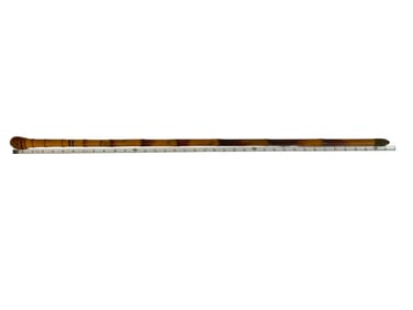Carved Japanese Bamboo Fishing Pole/Walking Stick