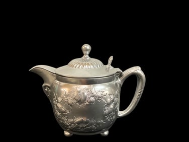 Barbour Bros. Silver Plate Covered Creamer