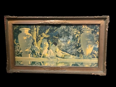 Maxfield Parrish Original Color Print Garden of Allah