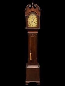 Antique 59" Tall Granddaughter Clock With Keys