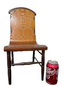 Child's Chair Gardner & Company Patent 1872 One-Piece Plywood Seat and Back