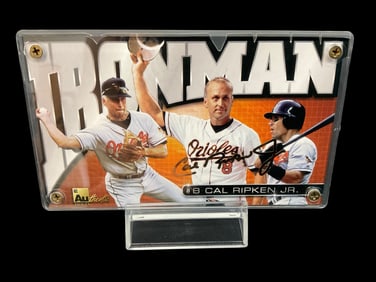 Cal Ripken Jr. Ironman 24 KT Gold Signature, Limited Edition