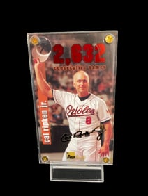 Cal Ripken Jr. 24 KT Gold Signature, Limited Edition w/COA