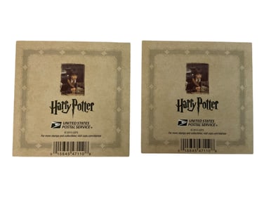 2 Books of Harry Potter 20 First-Class Forever Stamps, 2013