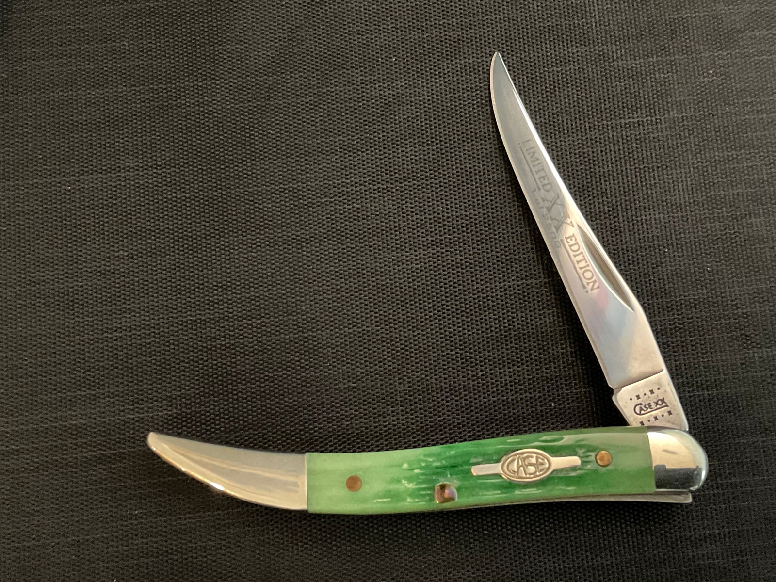 Case XX 610096 SS Green Toothpick Pocket Knife Limited XX Edition 1 of 2500 (1 of 4)