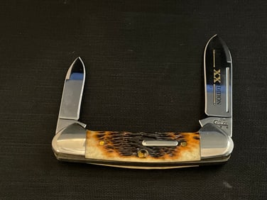 Case XX 62132 SS Baby Butterbean 2-Blade Pocket Knife Limited XX Edition 1 of 3000