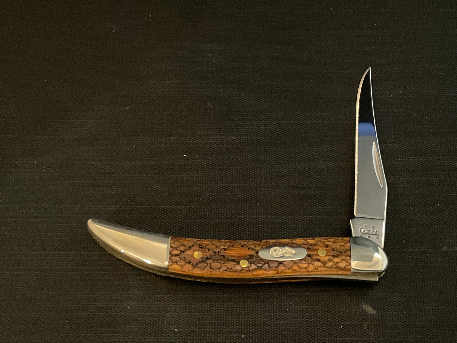 Case XX 710096 SS Toothpick Oak Pakka Pocket Knife (1 of 4)