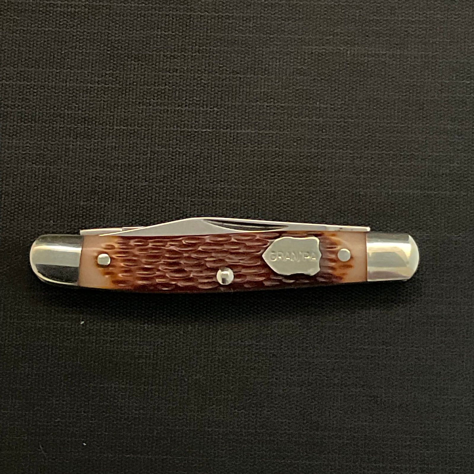 Camillus 1/2 Stag Brown 2-Blade Pocket Knife (1 of 6)