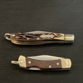 Lot of Two Uncle Henry Pocket Knives by Schrade Cutlery