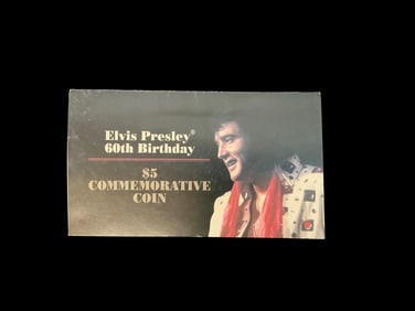 1995 Elvis Presley 60th Birthday $5 Commemorative Coin
