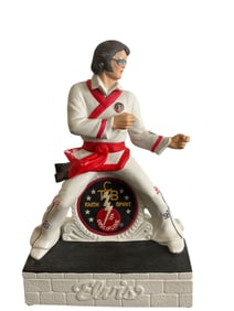 Elvis Presley Karate "Taking Care Of Business" McCormick Decanter Music Box