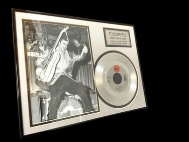 Elvis Presley Framed "Don't Be Cruel" Platinum Edition Record Limited Edition 682/5000