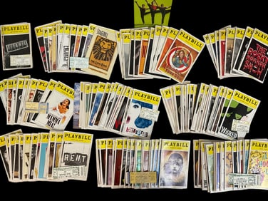 146 Playbills With Theatre Tickets From 1997 to 2006, 1 Signed, Variety of Theaters