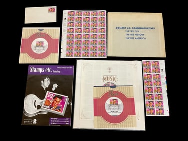 Elvis Presley Complete Collection of Everything Elvis Stamps, Sealed