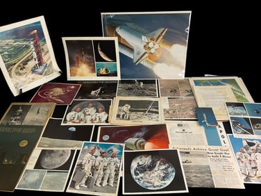 Lot of NASA Historical Spacecraft Drawings and Photographs