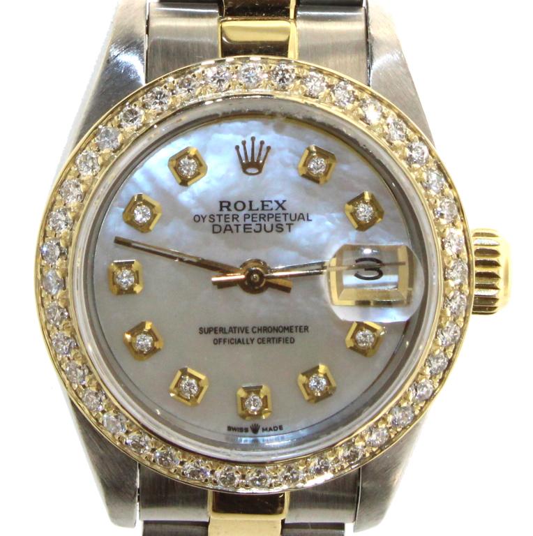 Rolex Oyster Lady Datejust 26 w/MOP & Diamond (1 of 5)