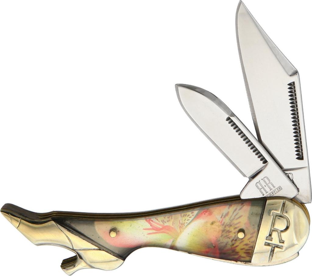 Rough Ryder Alstroemeria Lady Leg Pocket Knife (1 of 1)