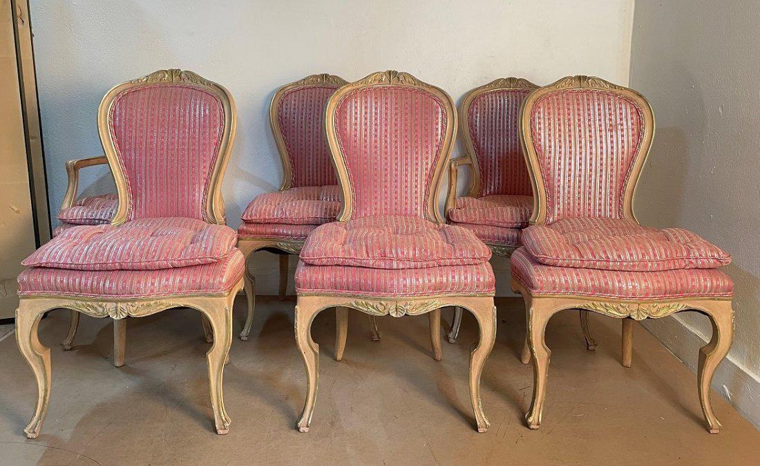 6 Queen Anne Style Dining Chairs (1 of 7)