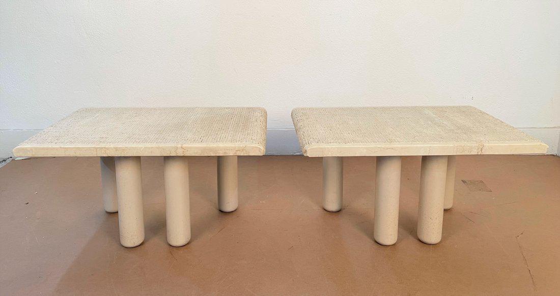 Italian Marble & Painted Metal Tables (1 of 5)