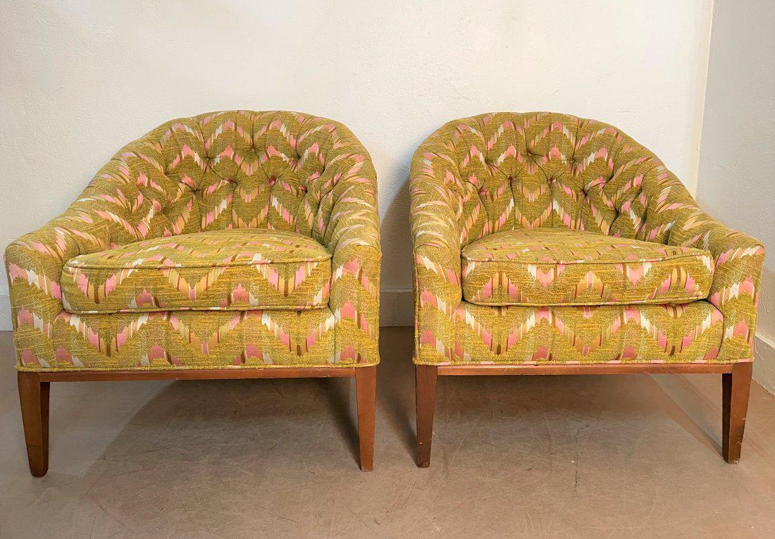 Mid Century Modern Lounge Chairs - Pair (1 of 3)