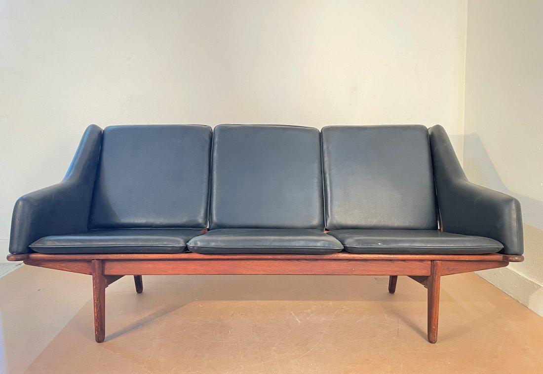 Poul Volther Leather Sofa Danish Modern (1 of 6)