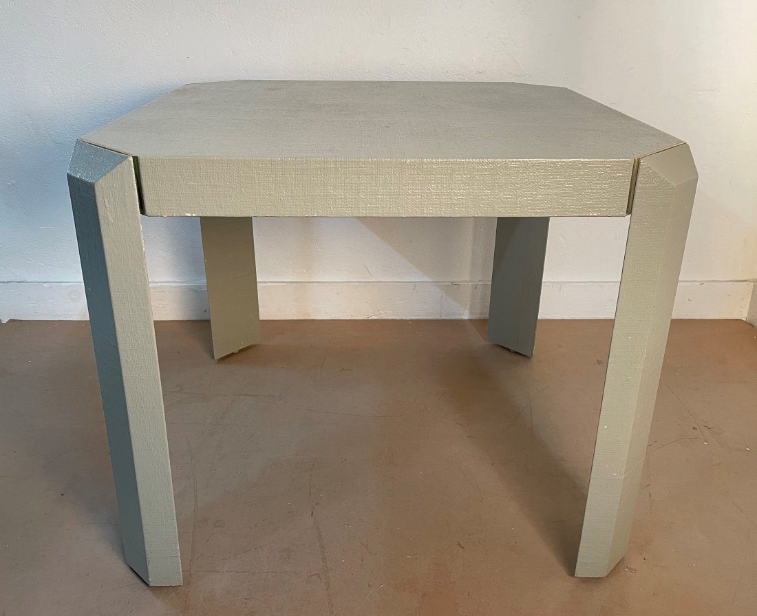 Vintage Grass Cloth Table (1 of 7)