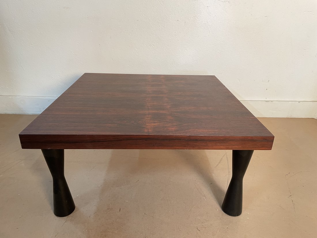 Mid Century Modern Rosewood Top Coffee Table (1 of 4)