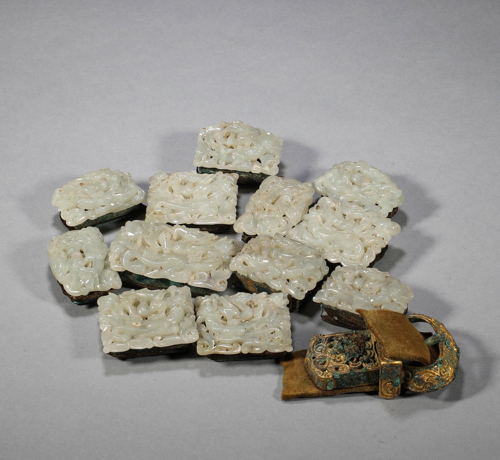 Liao Dynasty, Hetian Yulong belt group (1 of 7)