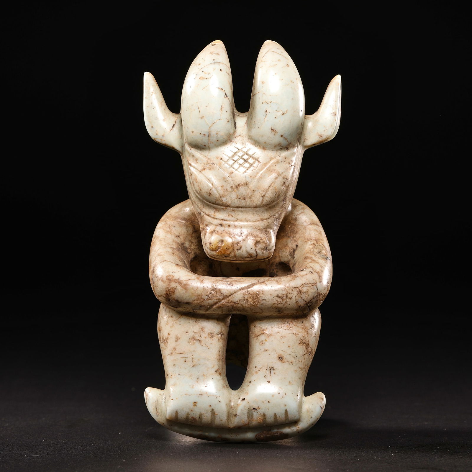 Before Ming Dynasty, jade sun god (1 of 10)