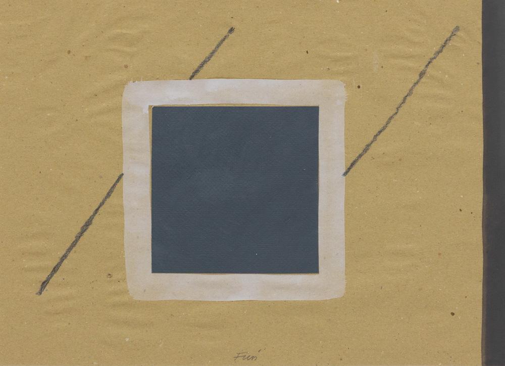 WALTER FUSI Senza titolo: WALTER FUSI 1924-2013 Senza titolo Tecnica mista su carta cm. 32x44,5 Firma al fronte Autentica dell'artista su fotografia PROVENIENZA Collezione privata, Prato