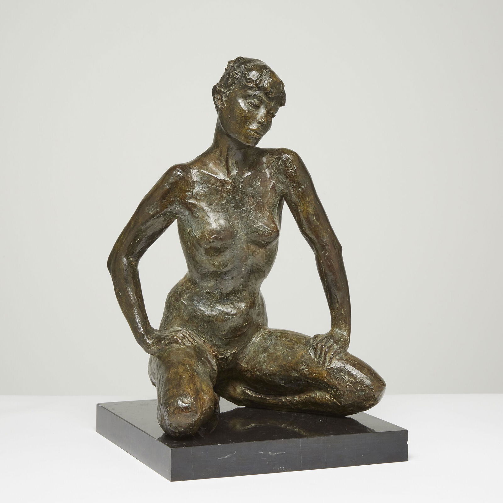 MARIE-JOSEPHE BOURRON (1935-2012)  Modèle Épreuve en bronze patiné, signé et (1 of 4)