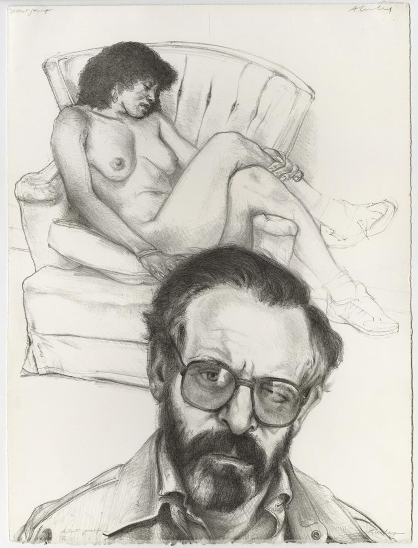 Sigmund ABELES: "Self Portrait with Glasses" (1 of 2)