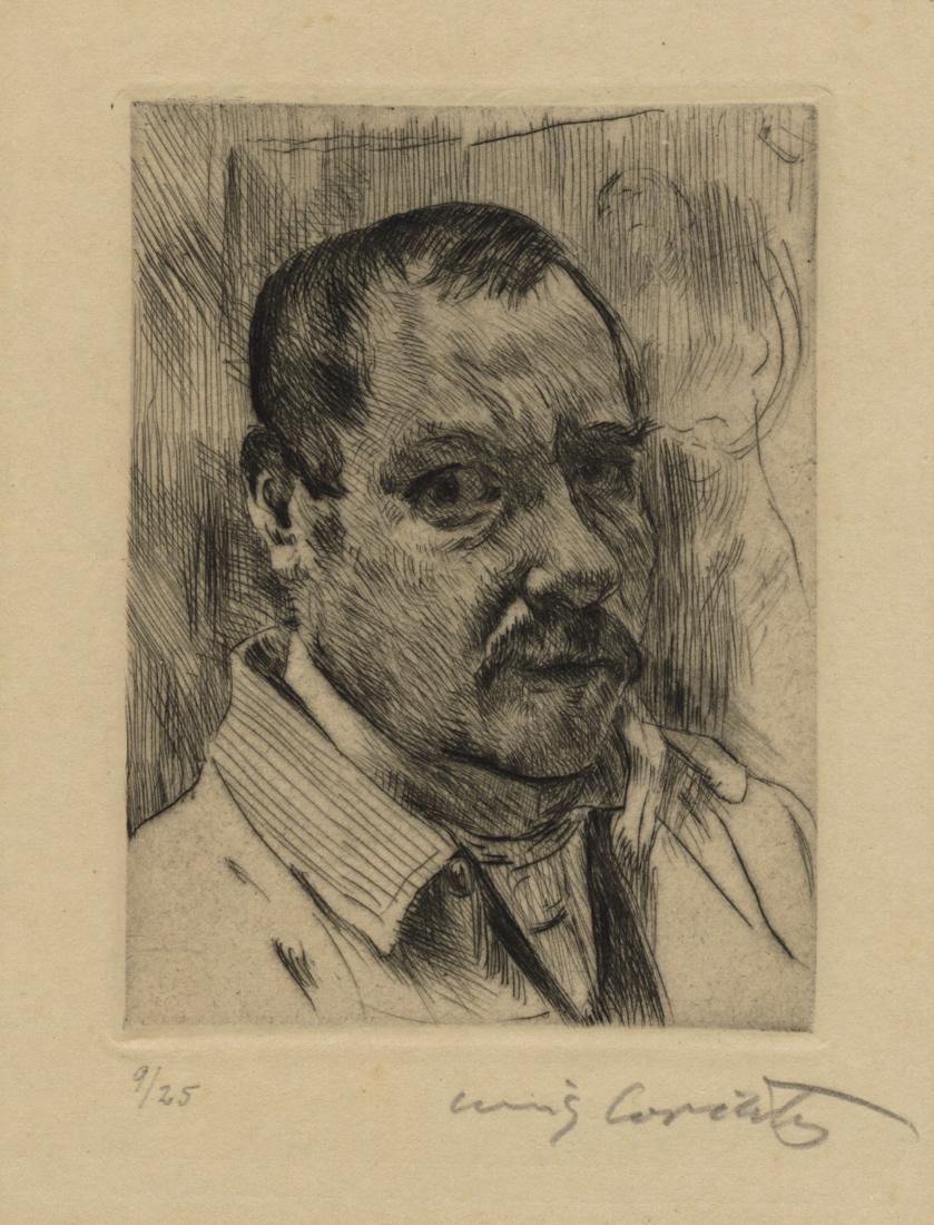 Lovis CORINTH: "Self-Portrait/Selbstbildnis" (1 of 2)