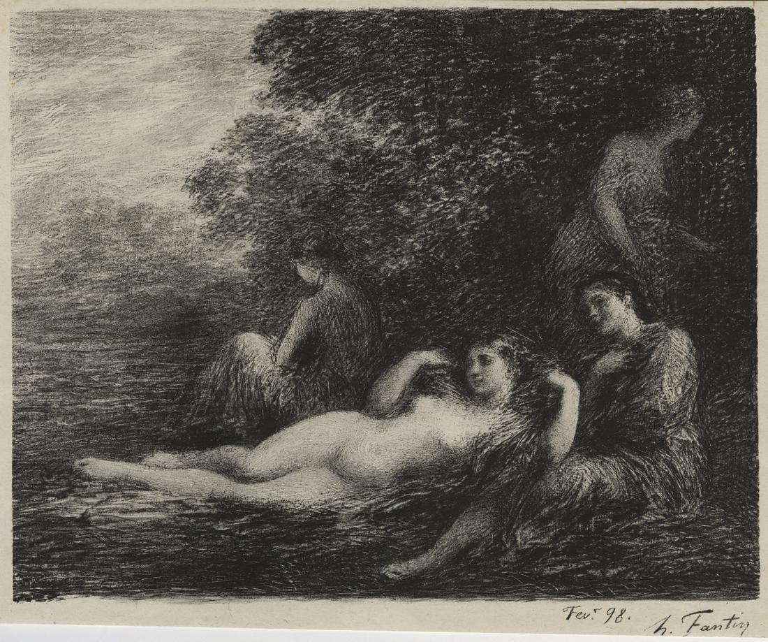 Henri FANTIN-LATOUR: "The Women Bathers" (1 of 2)