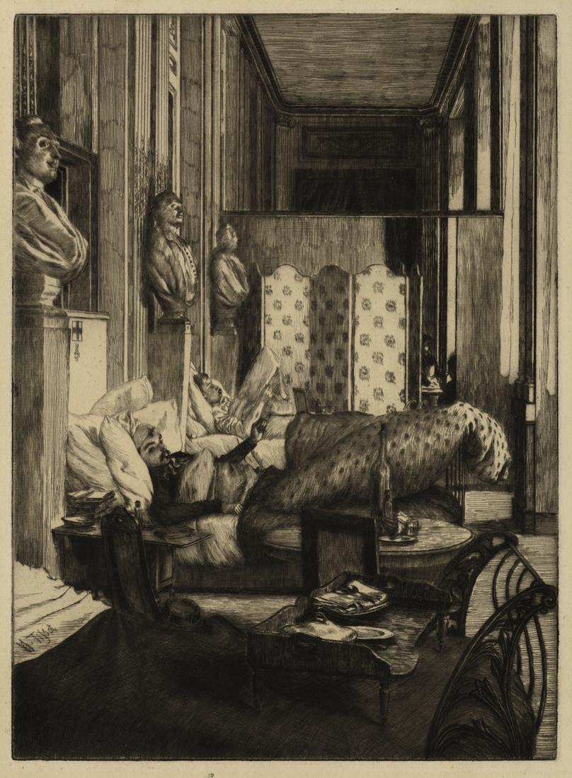 James Jacques TISSOT: "The Green Room" (1 of 2)