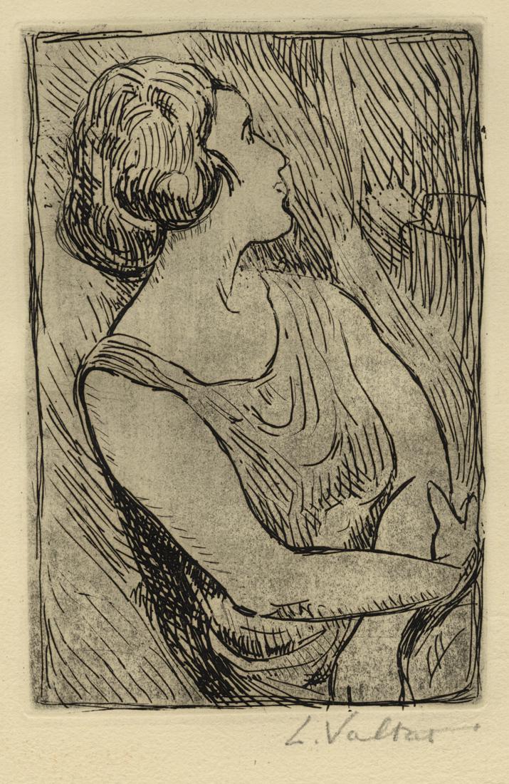 Louis VALTAT: "Woman Seated" (1 of 2)