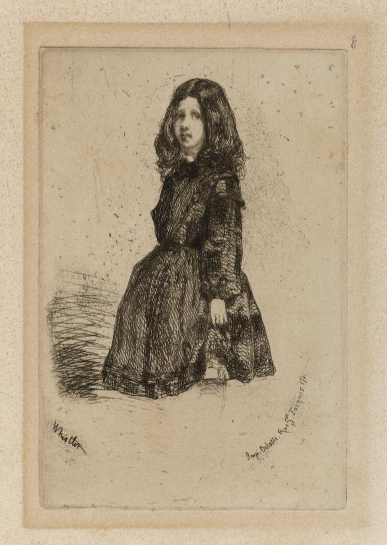 James Abbott McNeill WHISTLER: "Annie" (1 of 2)