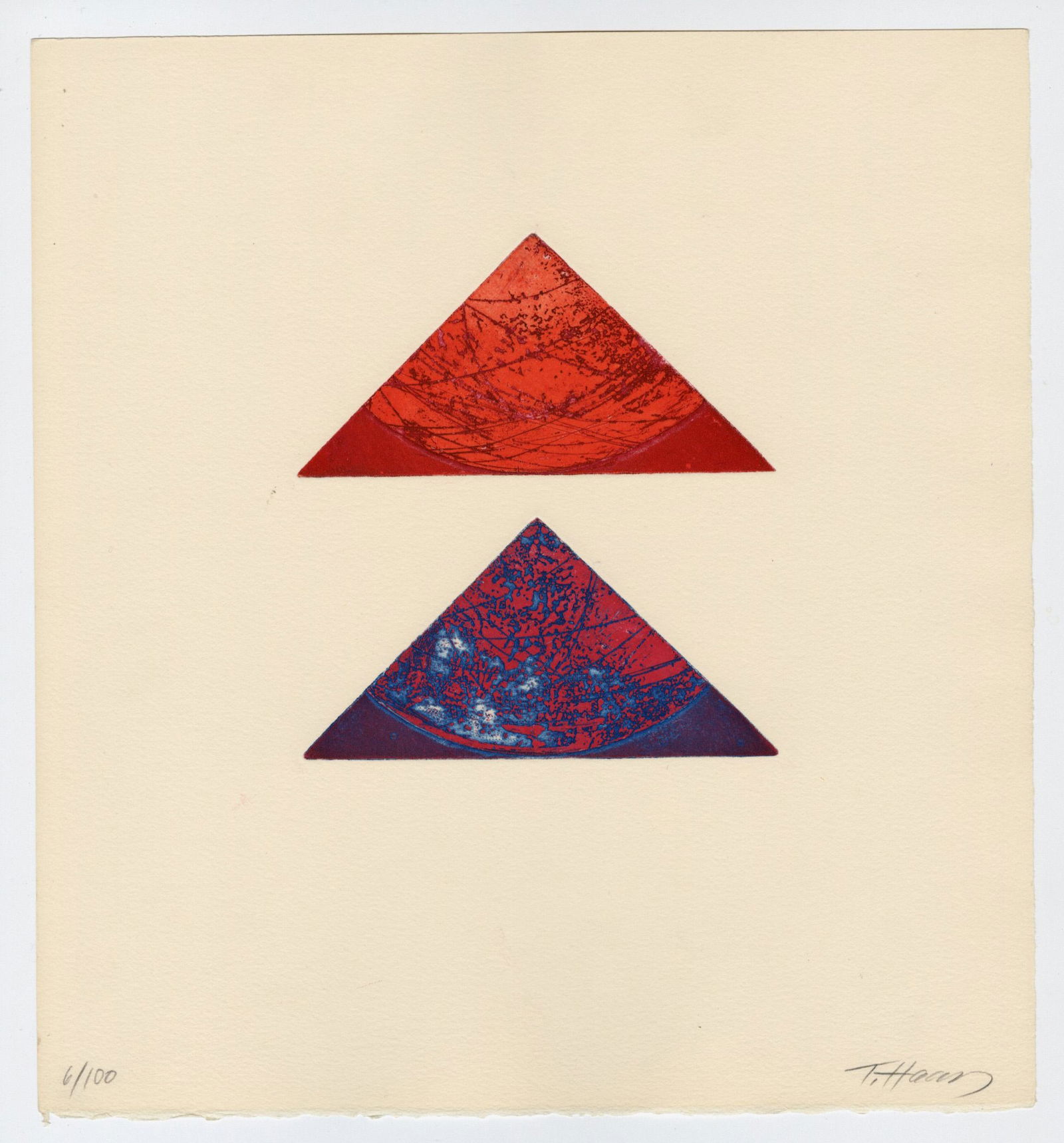 Two color etchings by Terry HAASS (1 of 2)